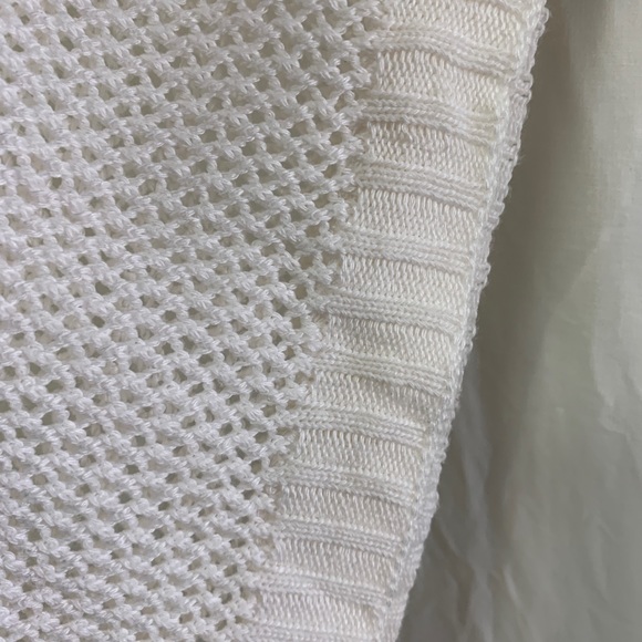 Christopher & Banks XL white short sleeve sweater - Picture 5 of 8